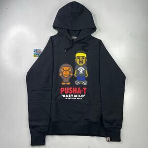 Pusha T x BAPE Baby Milo Pullover Hoodie